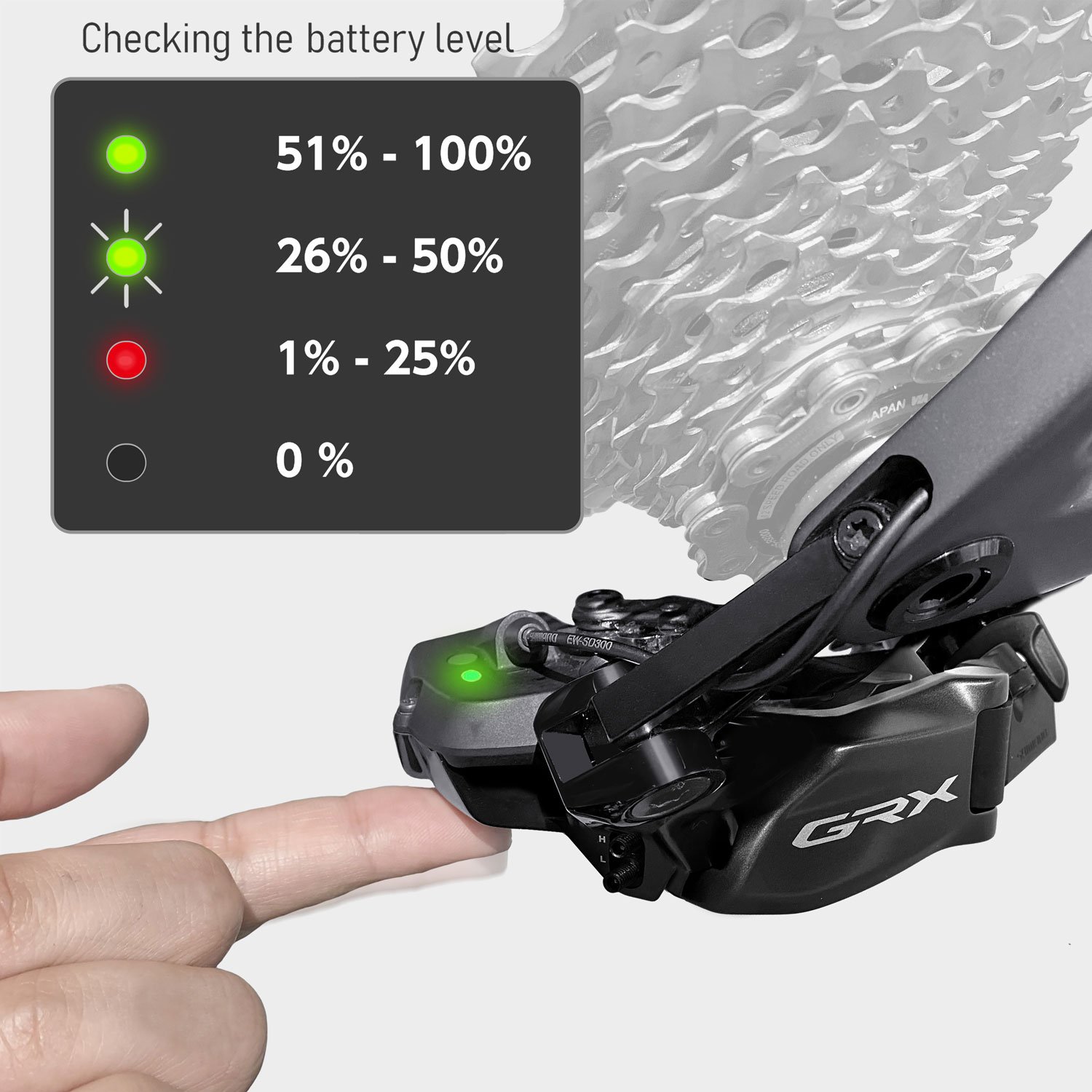 Shimano GRX Di2 RX825 Upgrade-Kit - immagine 7